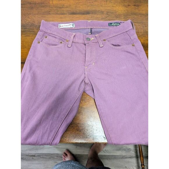 Red Engine Vintage Cayenne Low Rise Skinny Lavender Stretch Demin Women's Size 2 - Picture 3 of 12